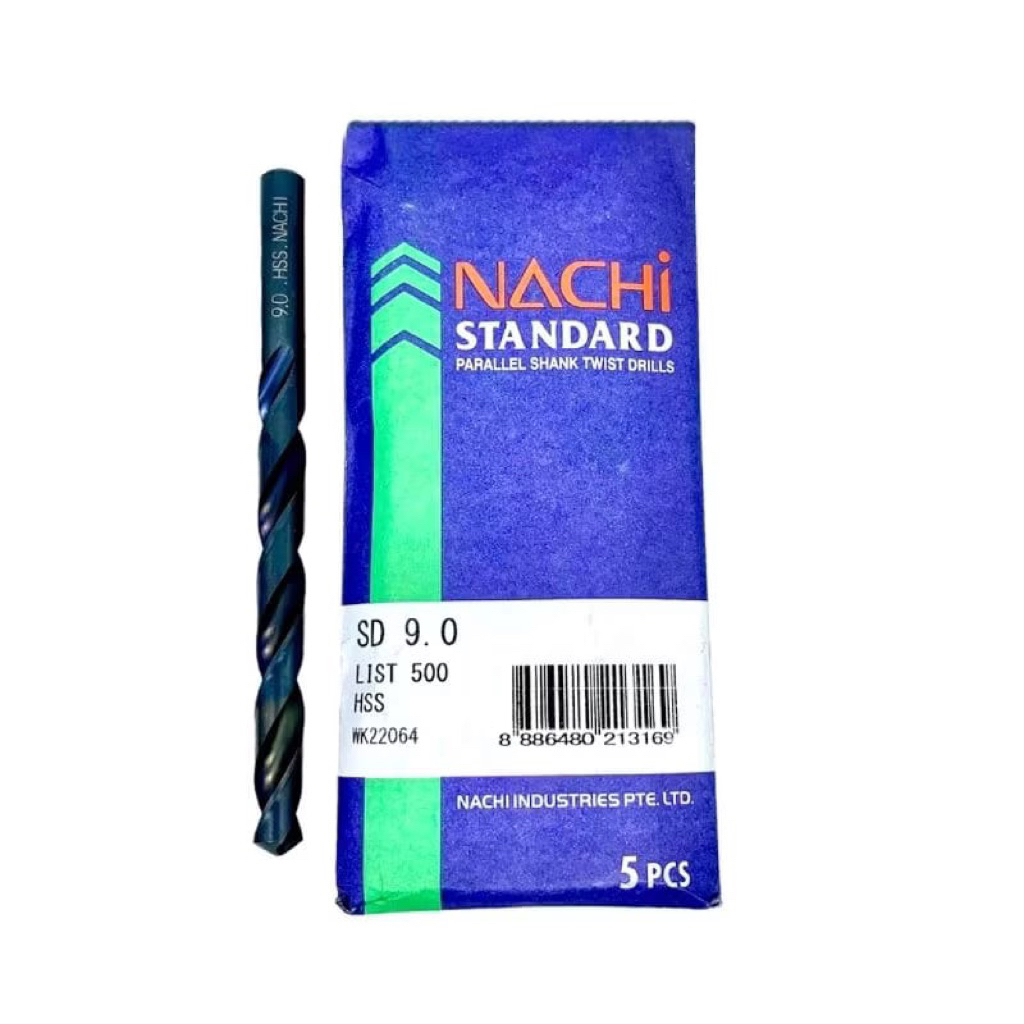Mata Bor Besi 9.0 MM Nachi Mata Bor Hss 9mm