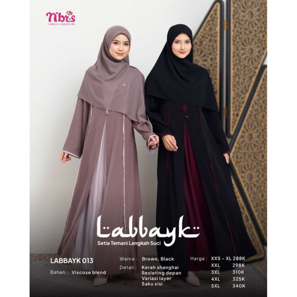 NBRS LABBAYK 013 GAMIS NBRS DEWASA