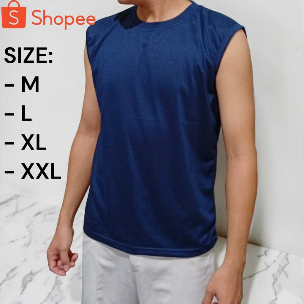 SINGLET POLOS NAVY PRIA TERBARU-SINGLET LEKBONG