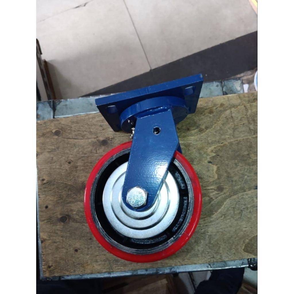 Roda pu super hd 6inch hidup MURAHHH roda troli 6"