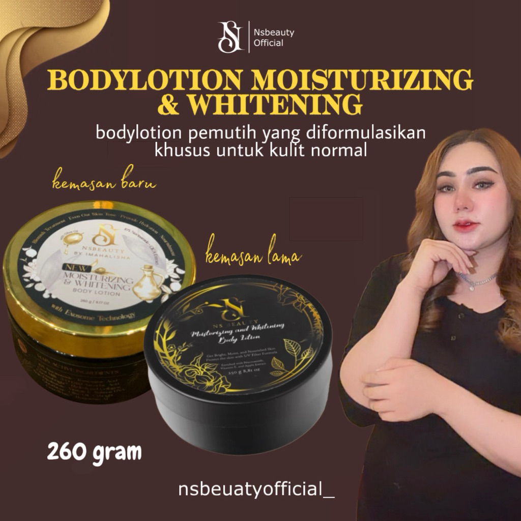 Lotion Ns Beauty BPOM MOIZTURIZING & WHITENING