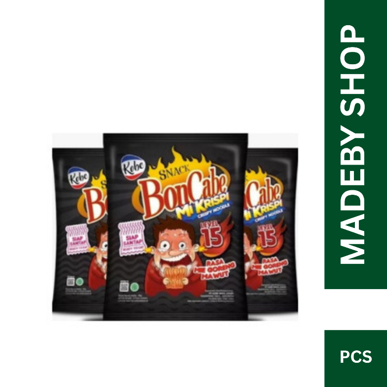 Snack Boncabe Level 15 / Mi Krispi Goreng Mawut / Mie Krispi Pedes Nikmat