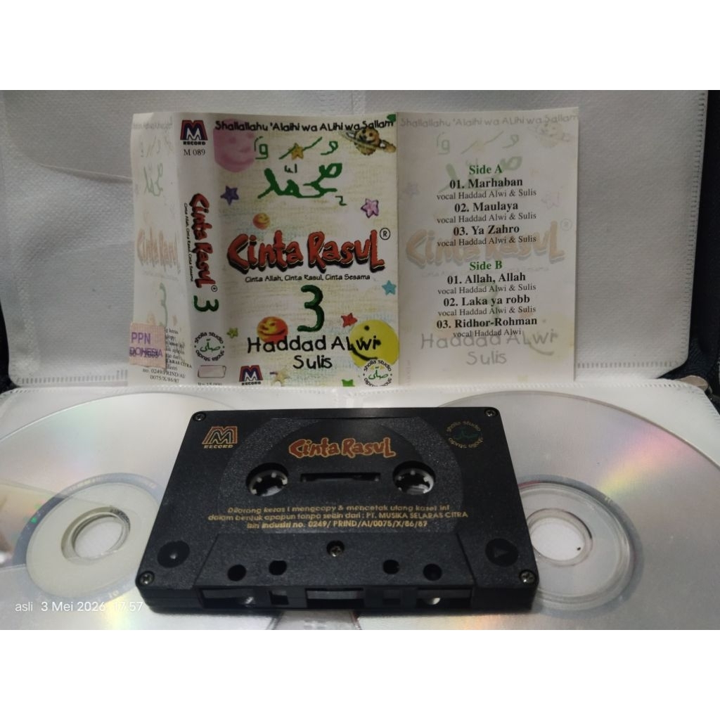 kaset pita CINTA RASUL 3 haddad alwi & sulis