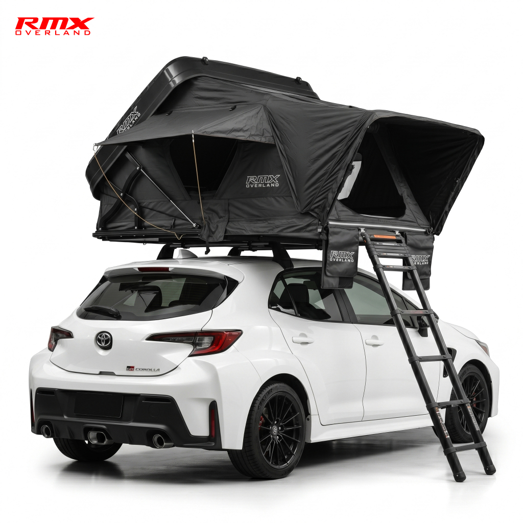 RMX Overland Roof Tent / Rooftop Tent Mobil Inspired 160 ABS Shell Premium - Tenda Atap Mobil