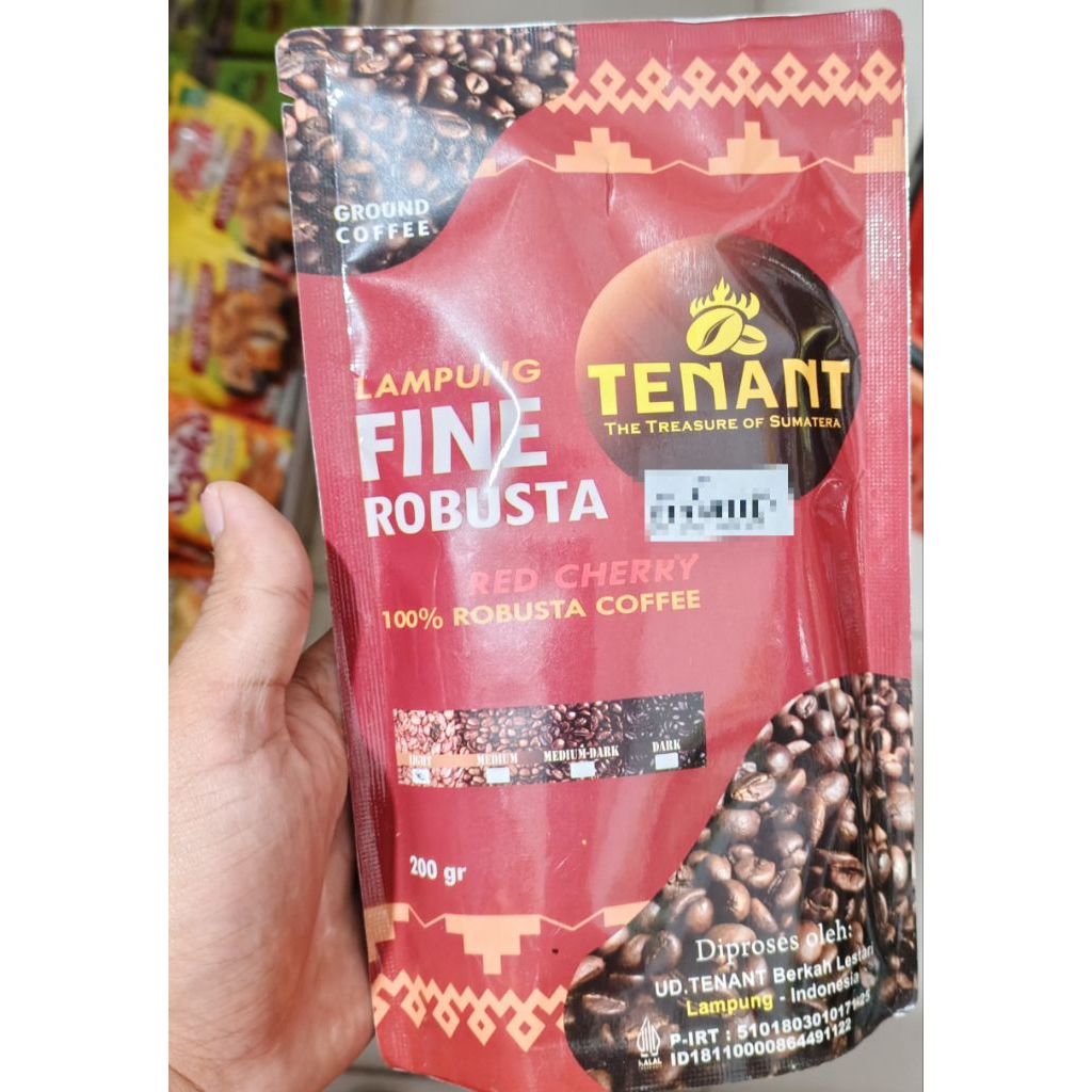 KOPI ROBUSTA ASLI LAMPUNG RED CHERY TENANT