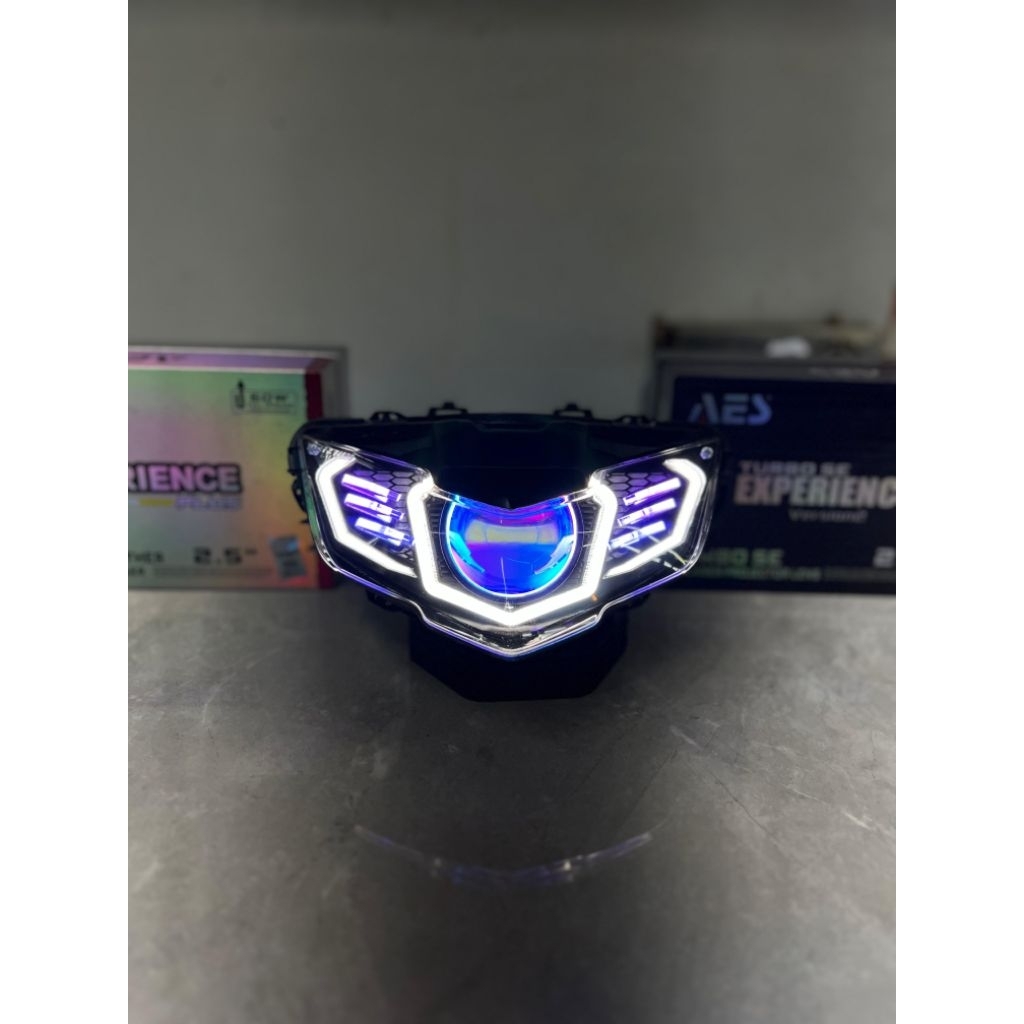 BILED MX KING V2 HEADLAMP YAMAHA JUPITER MX KING V2 model vortex