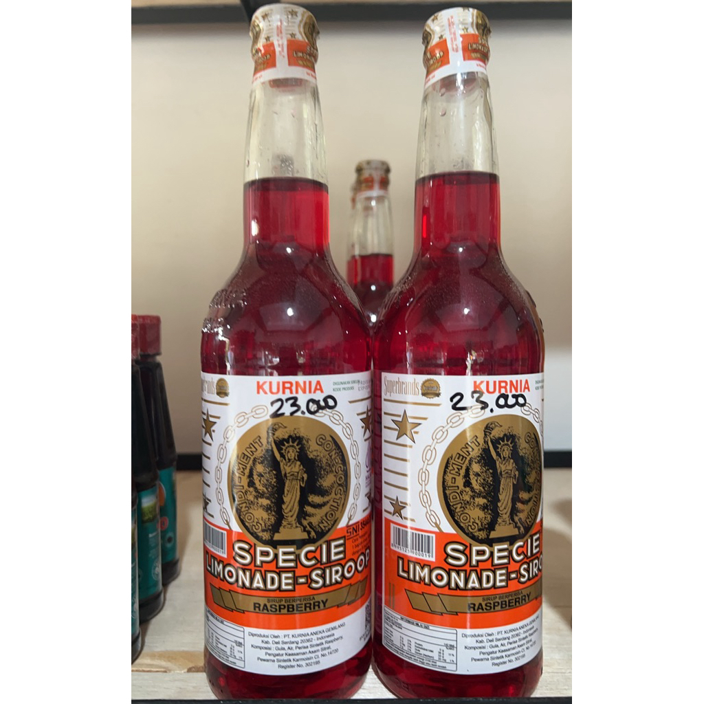 Sirup Kurnia (sirup aceh)Raspberry 600 ml - Aroma, Rasa, Kualitas Terbaik