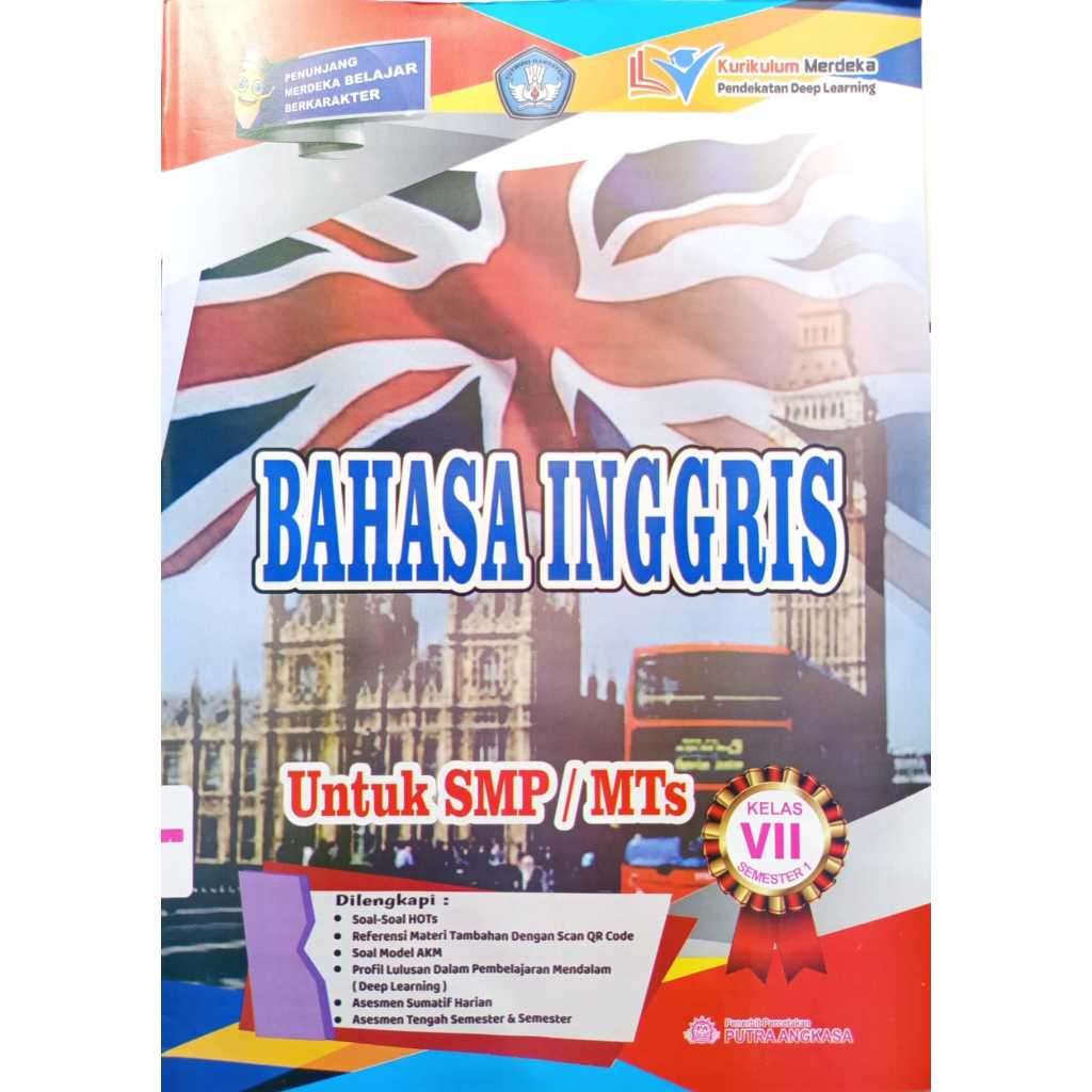 LKS BAHASA INGGRIS SMP KELAS 7 SEMESTER 1 TAHUN 2026-2027 KURIKULUM MERDEKA