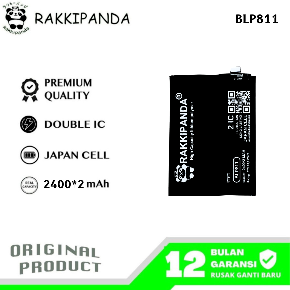 RakkiPanda - BLP811 Reno 5 5G / Reno 4 SE / Find X3 Lite Batre Batrai Baterai