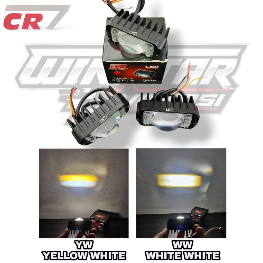 LAMPU TEMBAK MINI LASER D2 CR7 MW 318 UNIVERSAL MOTOR MOBIL