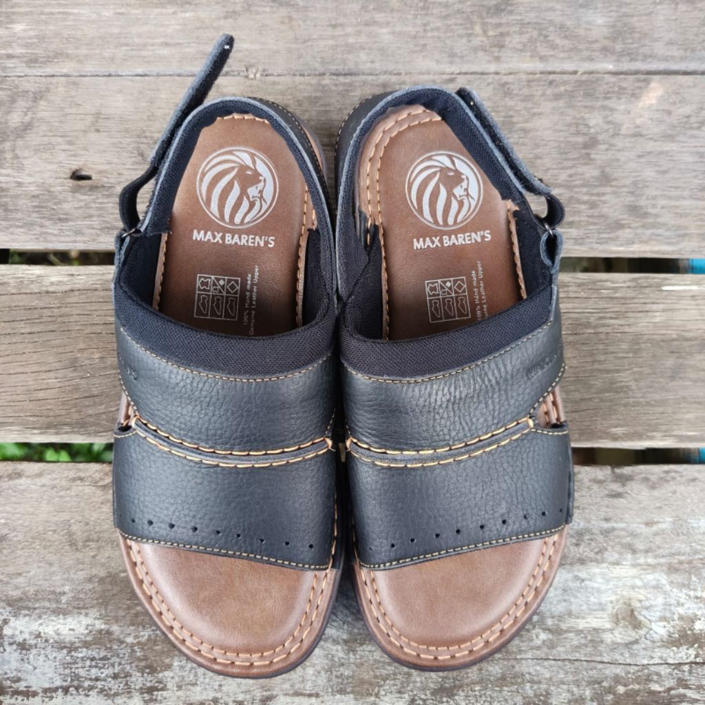 MAX BARENS SANDAL SLINGBACK PRIA KULIT ONLY SIZE 41 ORIGINAL
