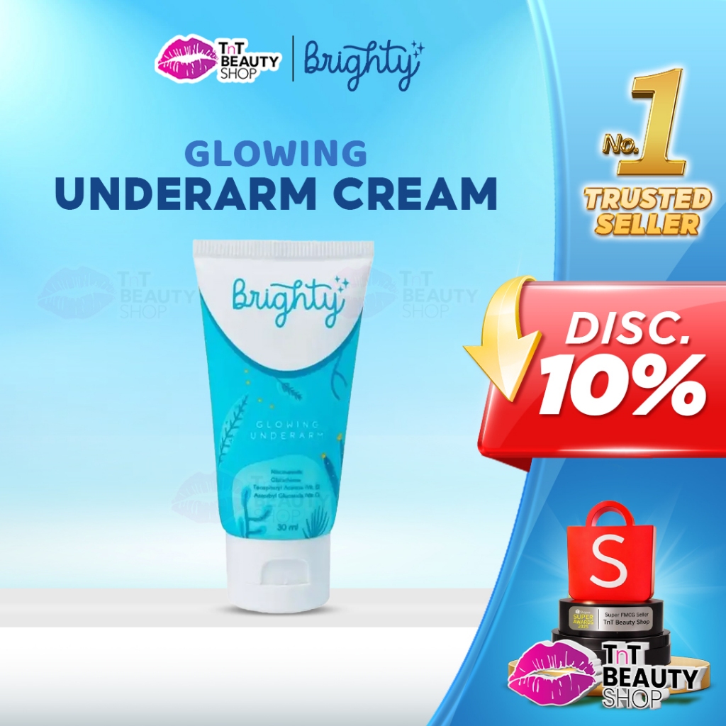 Brighty Glowing Underarm Pemutih Ketiak Dalam 2 Minggu  | TnT Beauty Shop