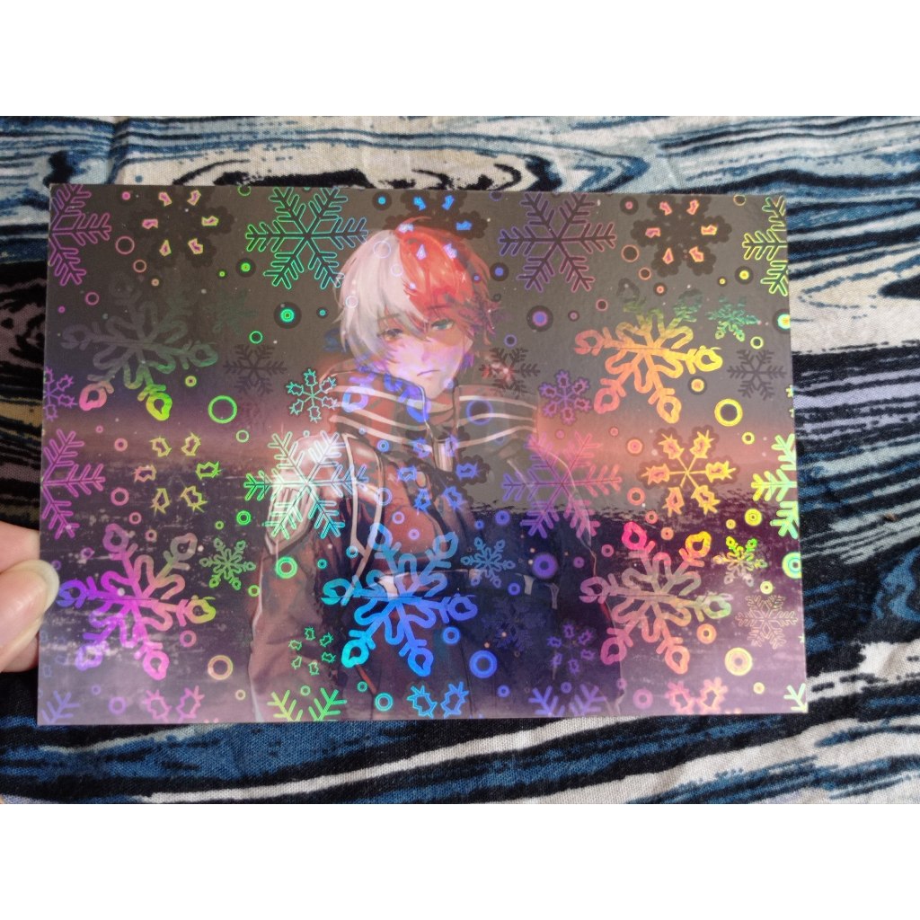 [READY STOK] Postcard koleksi pribadi Shoto Todoroki anime My Hero Academia MHA Boku no Hīrō Akademi