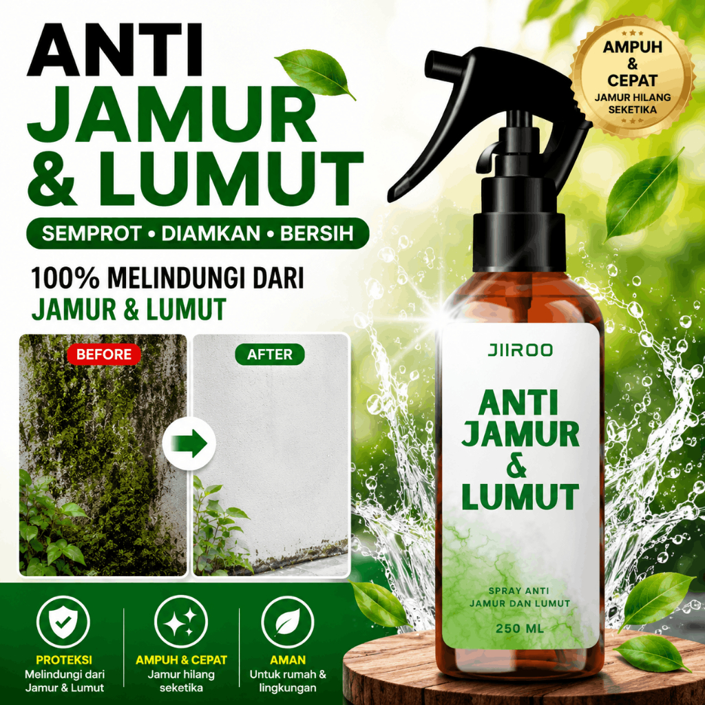 Anti Mold & Algae Spray Anti Jamur Lumut Pembersih Tembok Kamar Mandi