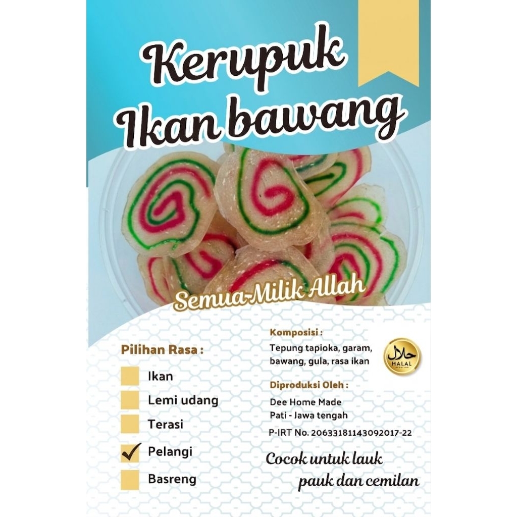 Krupuk Ikan Pelangi