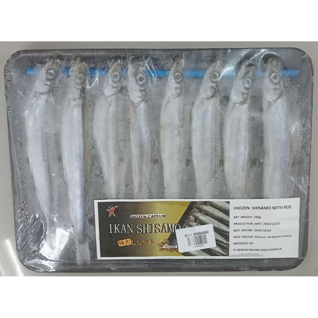 Ikan Shisamo Frozen Capelin 150 gr