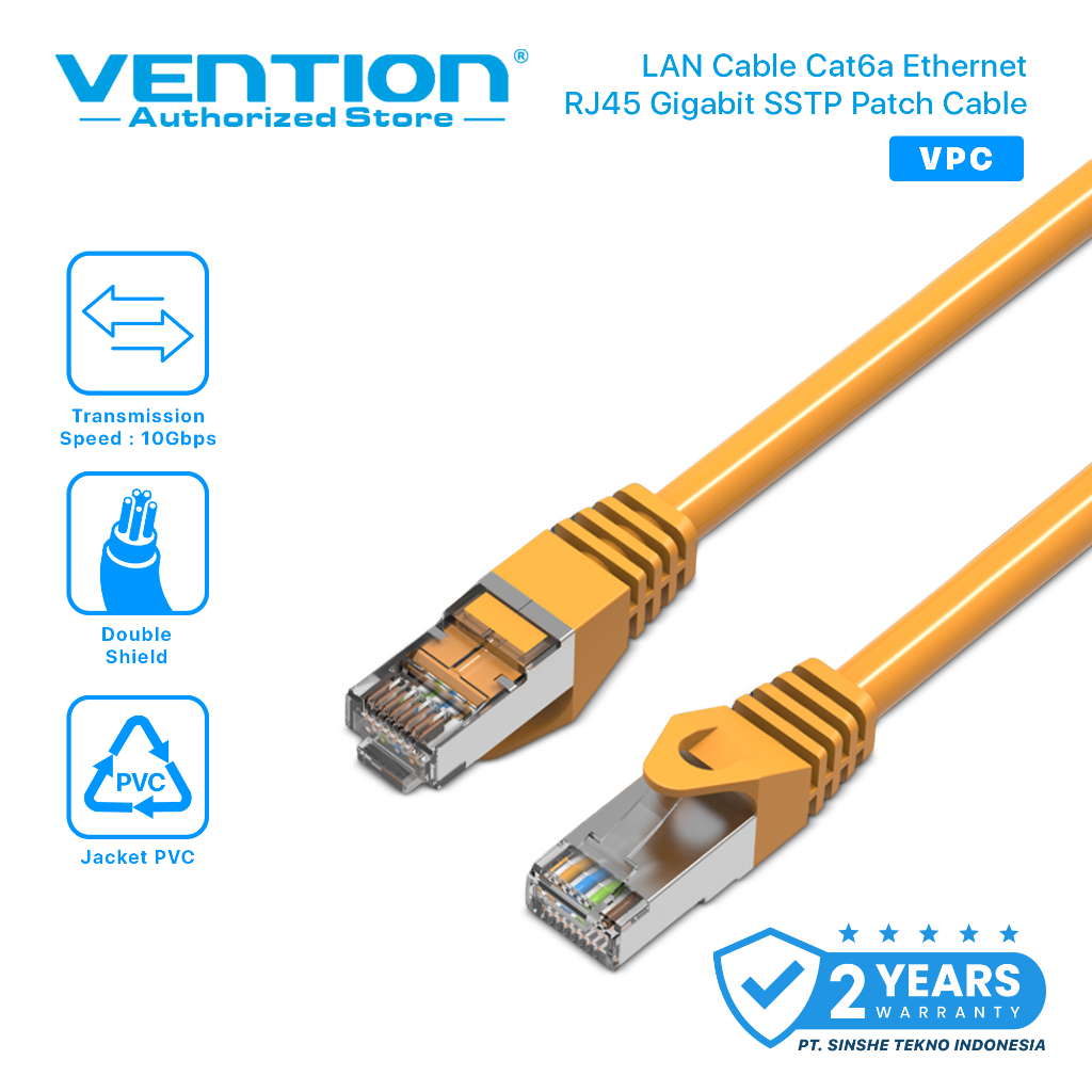 Vention Kabel LAN RJ45 Cat6 Cat 6 SFTP Outdoor Shielded 1Gbps A06 VPC6