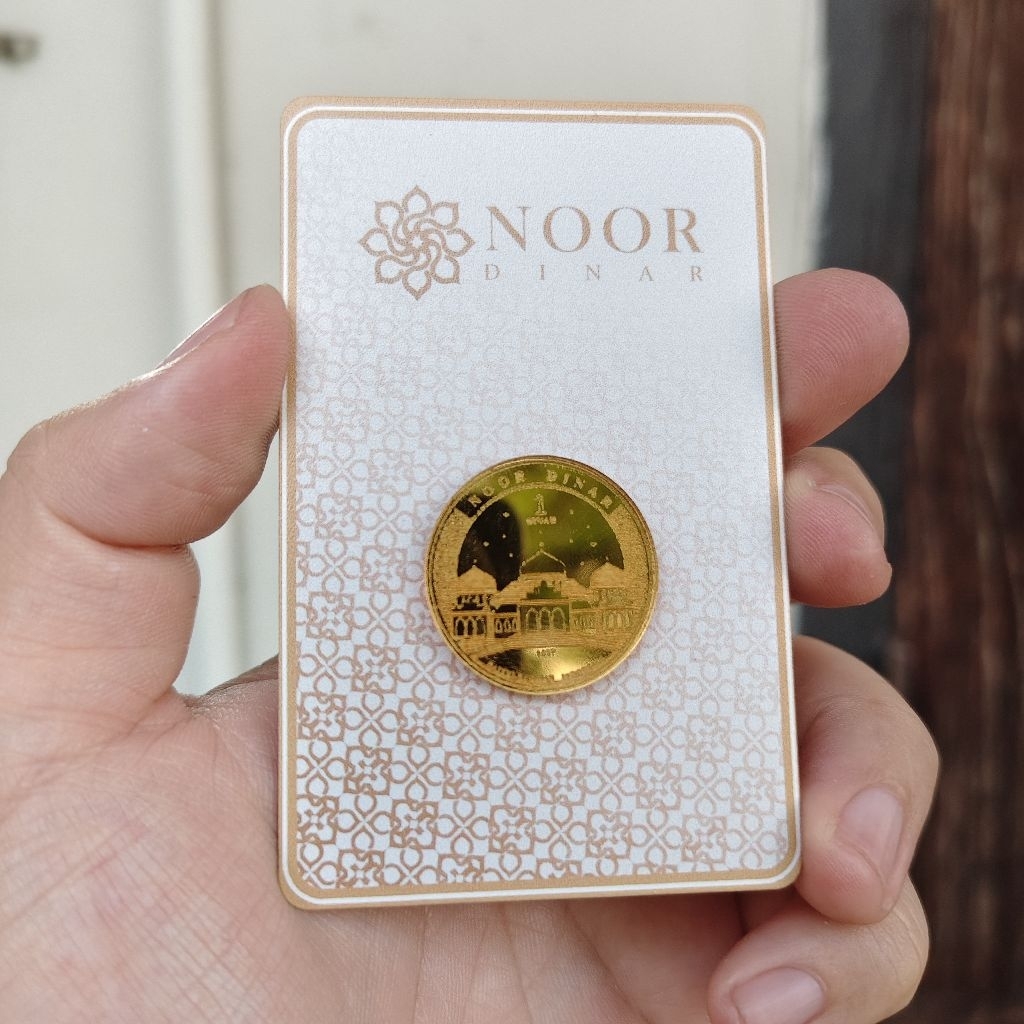 Replika Kartu Noor Dinar + Logam Mulia / Kartu saja