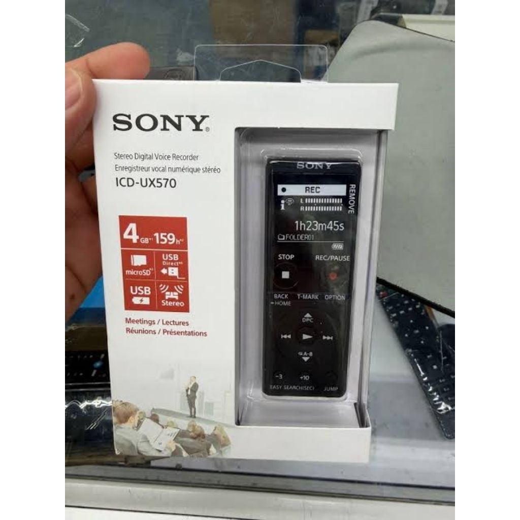 Perekam Sony ICD-UX570F Recording Sony ICD-UX570F
