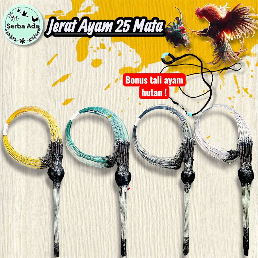 Jerat Ayam 25 Mata