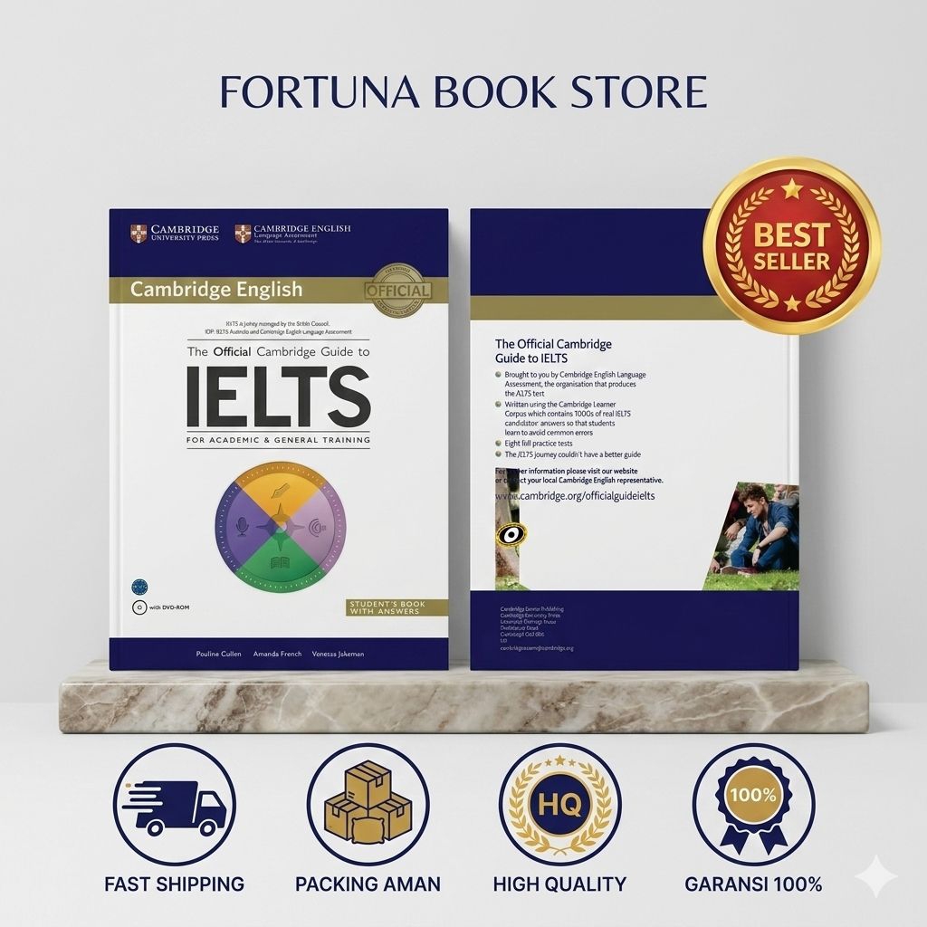 BUKU THE OFFICIAL CAMBRIDGE GUIDE TO IELTS - BUKU WAJIB LULUS