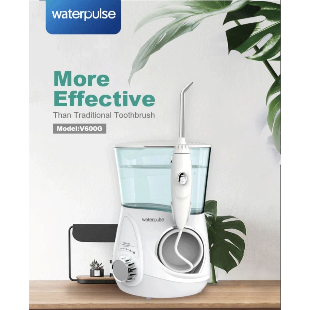 Waterpulse Dental Flosser Alat Pembersih Gigi Semprot Penyemprot Gigi Irigasi Mulut Alat Dental Flos