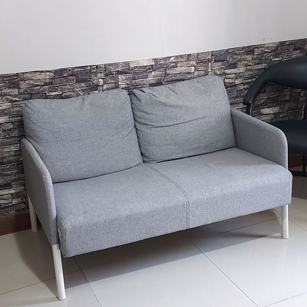 Sofa minimalis Filbert by Olympic (preloved) sofa besi second / sofa 2 seater bekas murah / sofa san