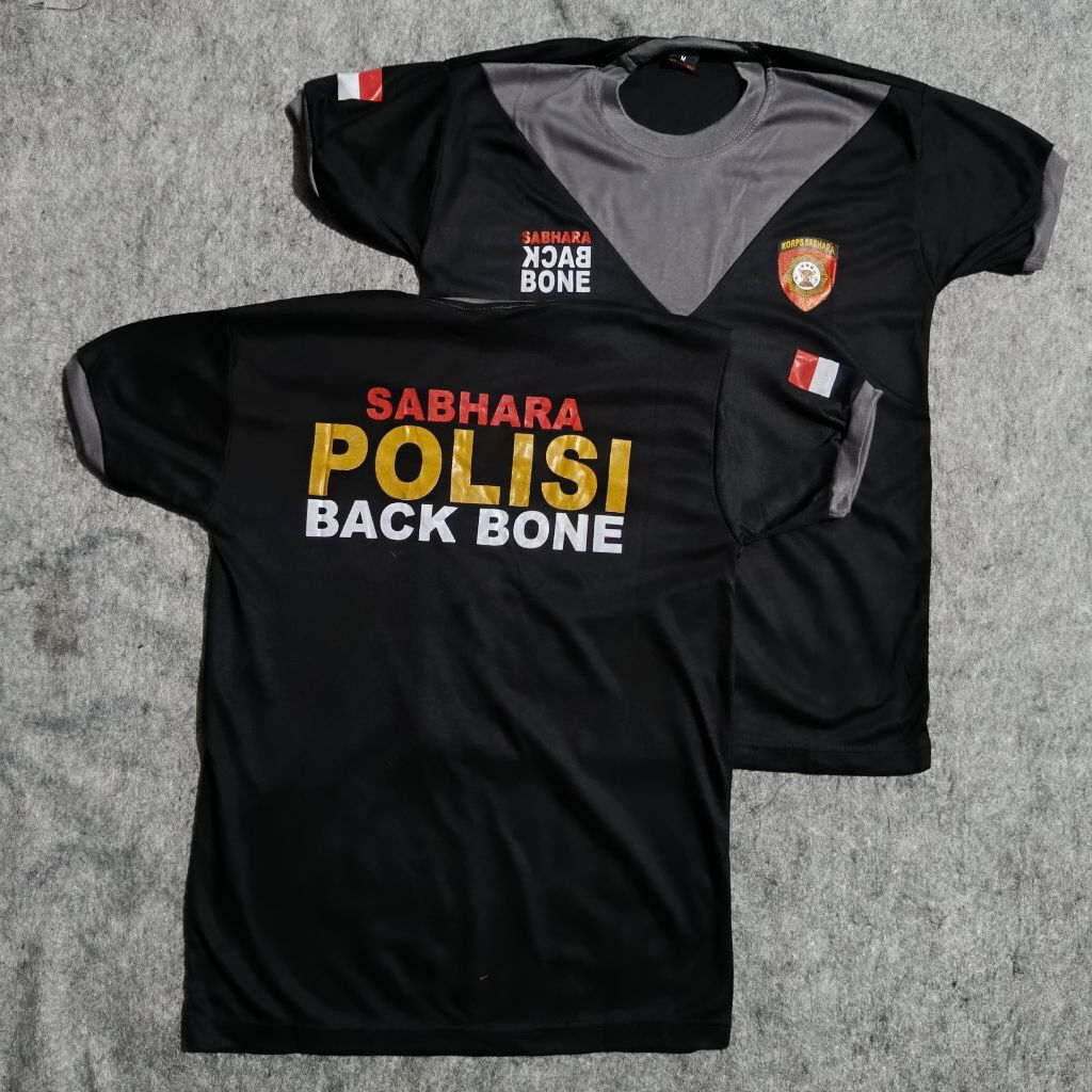 Kaos Polisi Sabhara Backbone / Kaos Sabhara / PDO Sabhara