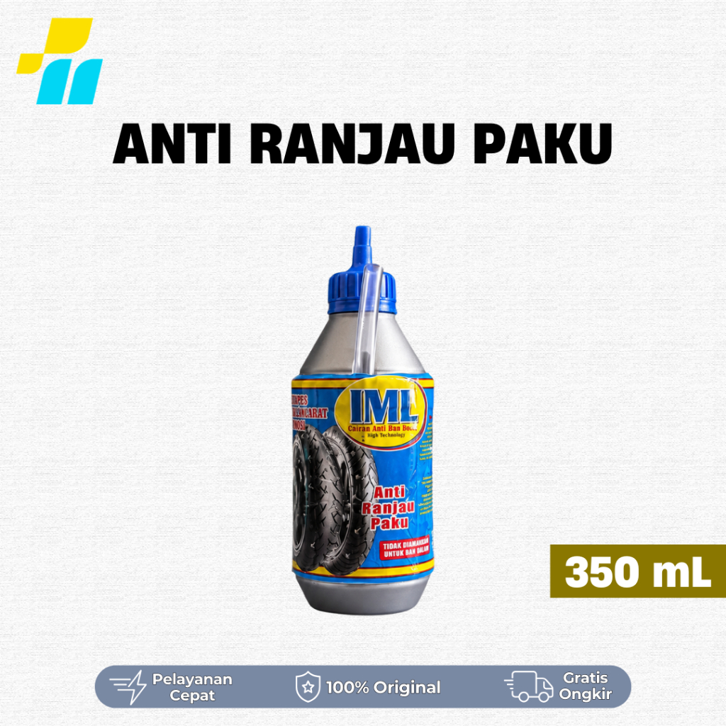 IML Cairan Tubeless Anti Ban Bocor Ranjau Paku Motor 350 mL Original