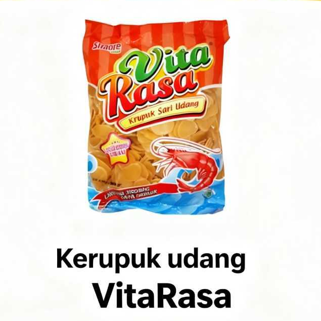 Krupuk Vitarasa Udang (Repack)