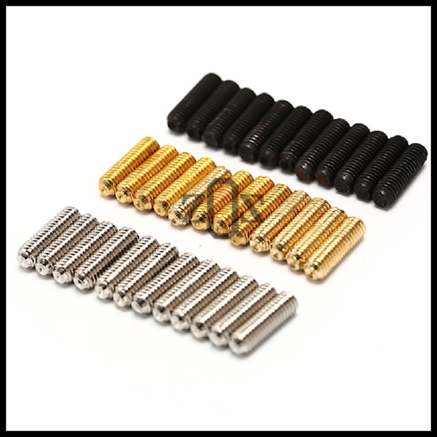 Screw Sekrup Baut Saddle Bridge Gitar Bass Elektrik Set