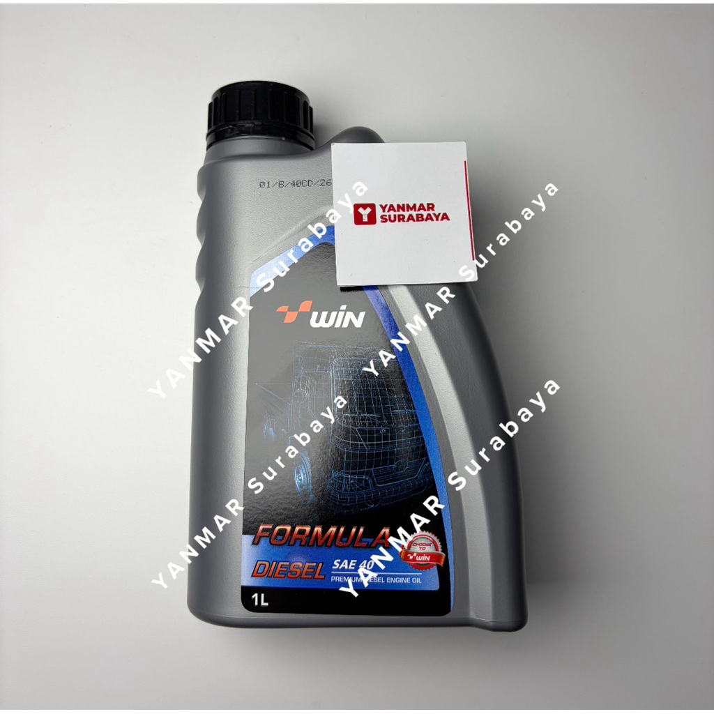Oli WIN Diesel Formula 1L SAE 40 Original (Oli Diesel Truck, Genset & Diesel Serbaguna)
