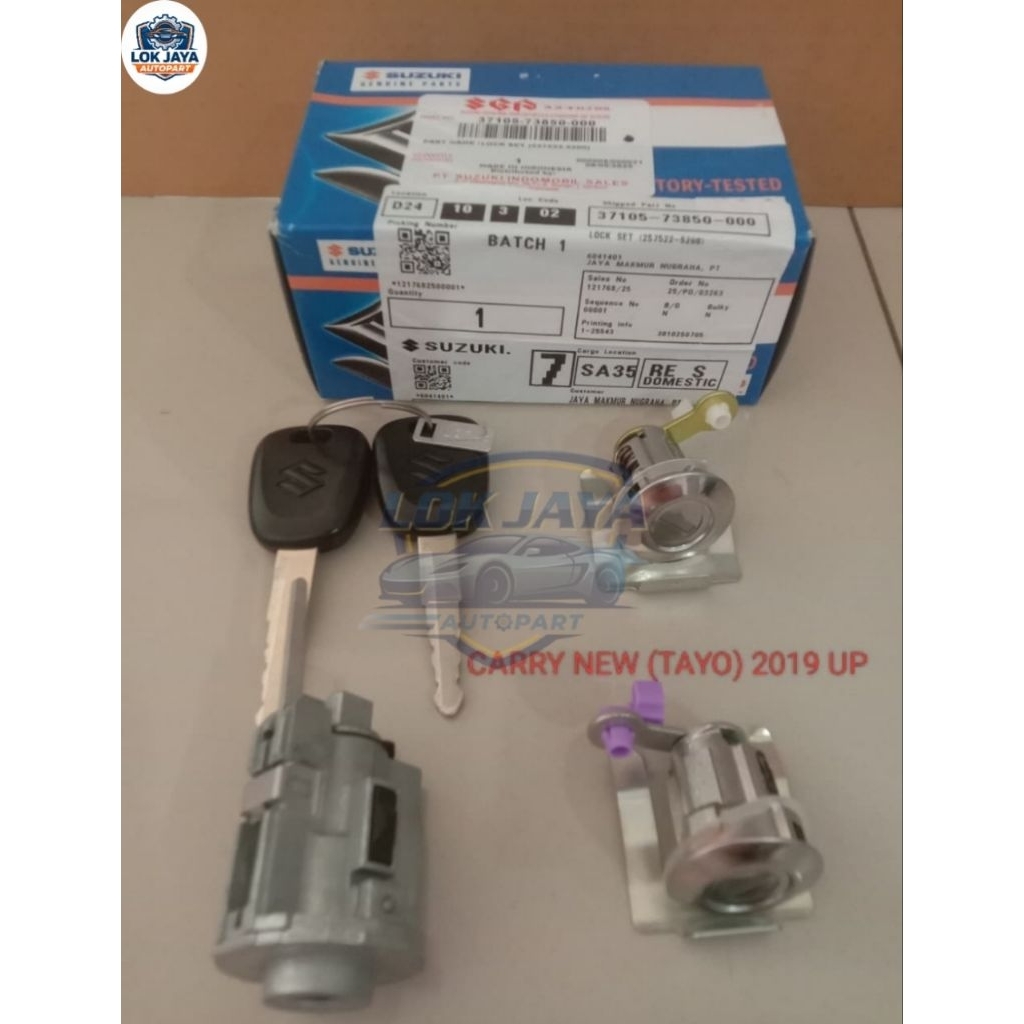 KUNCI KONTAK ASSY (LOCK SET 257522-5200) SUZUKI CARRY NEW TAYO 2019 UP