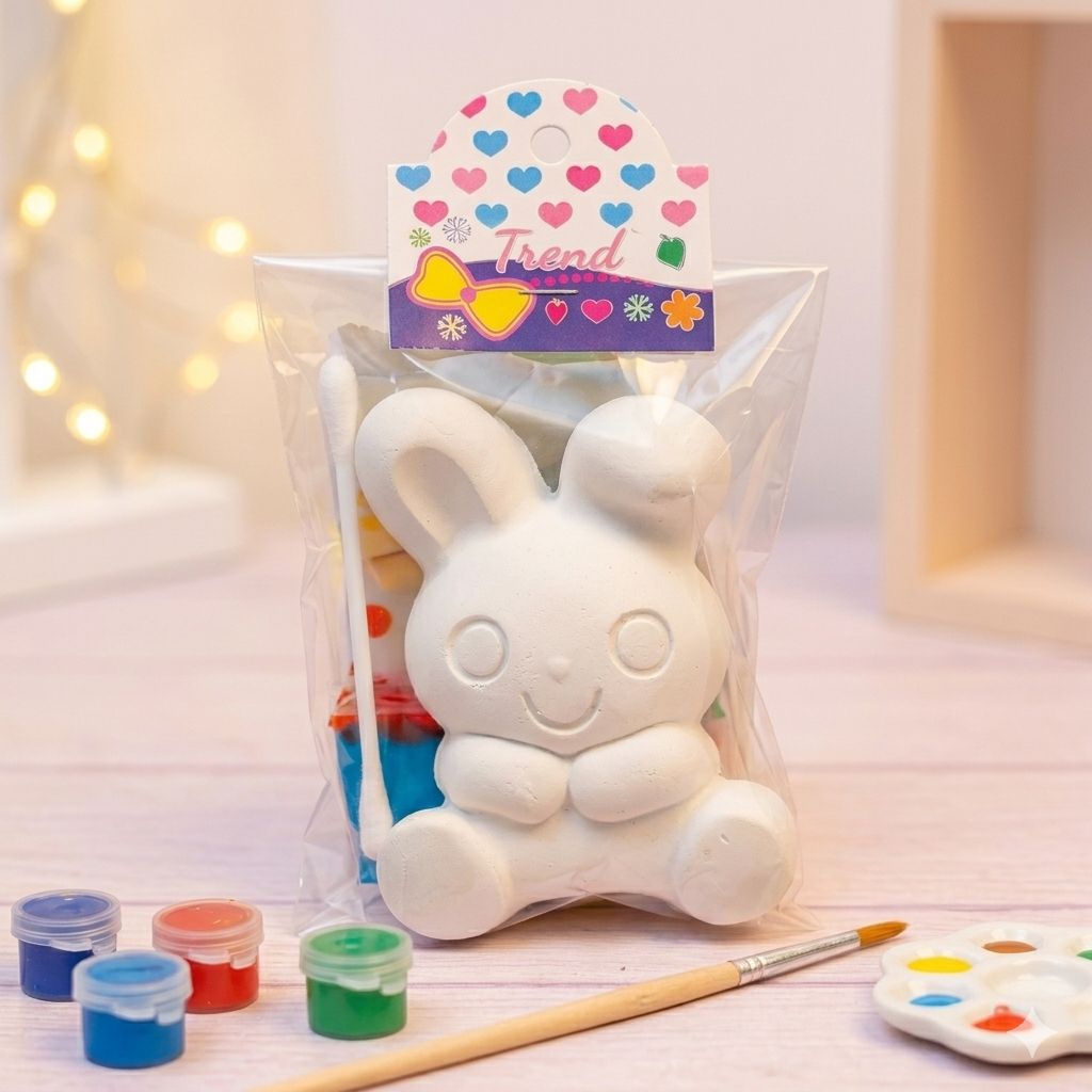 Mainan Edukatif Mewarnai Gypsum Anak / Gypsum Mewarnai/ Souvenir / Anak