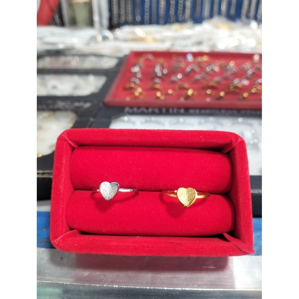 Cincin Love Besi Putih Asli Ternate 0013