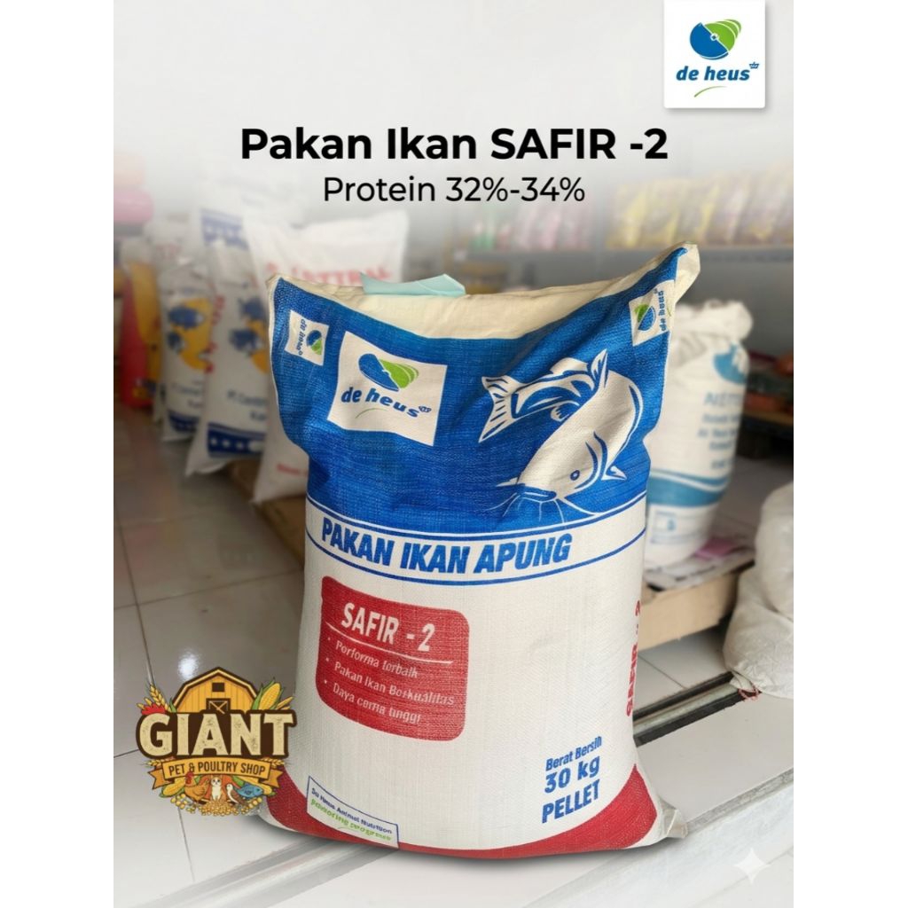 Pakan Lele | SAFIR -2 (Protein 32%-34%)