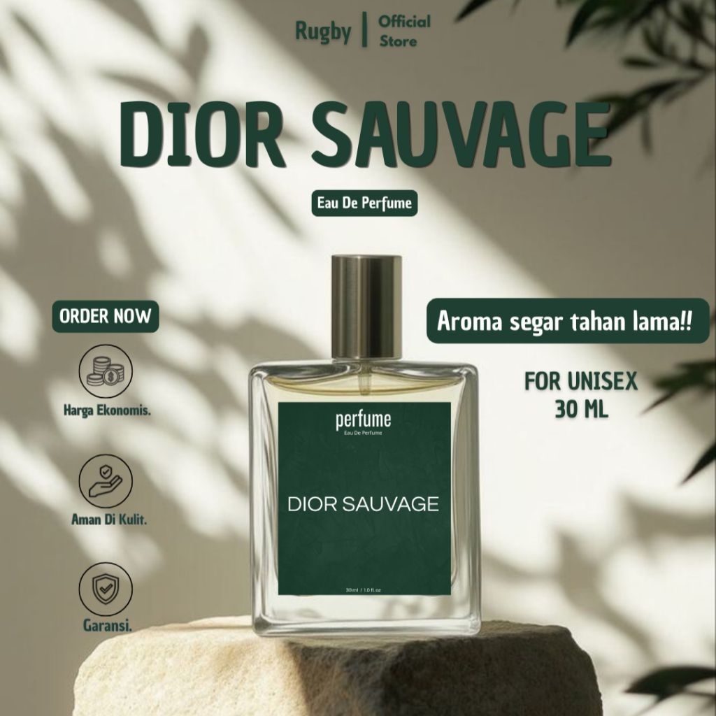 Parfum Pria Wanita DIOR SAUVAGE 30ml Eau De Perfume Wangi Segar Tahan Lama Cocok Digunakan Kapan Saj