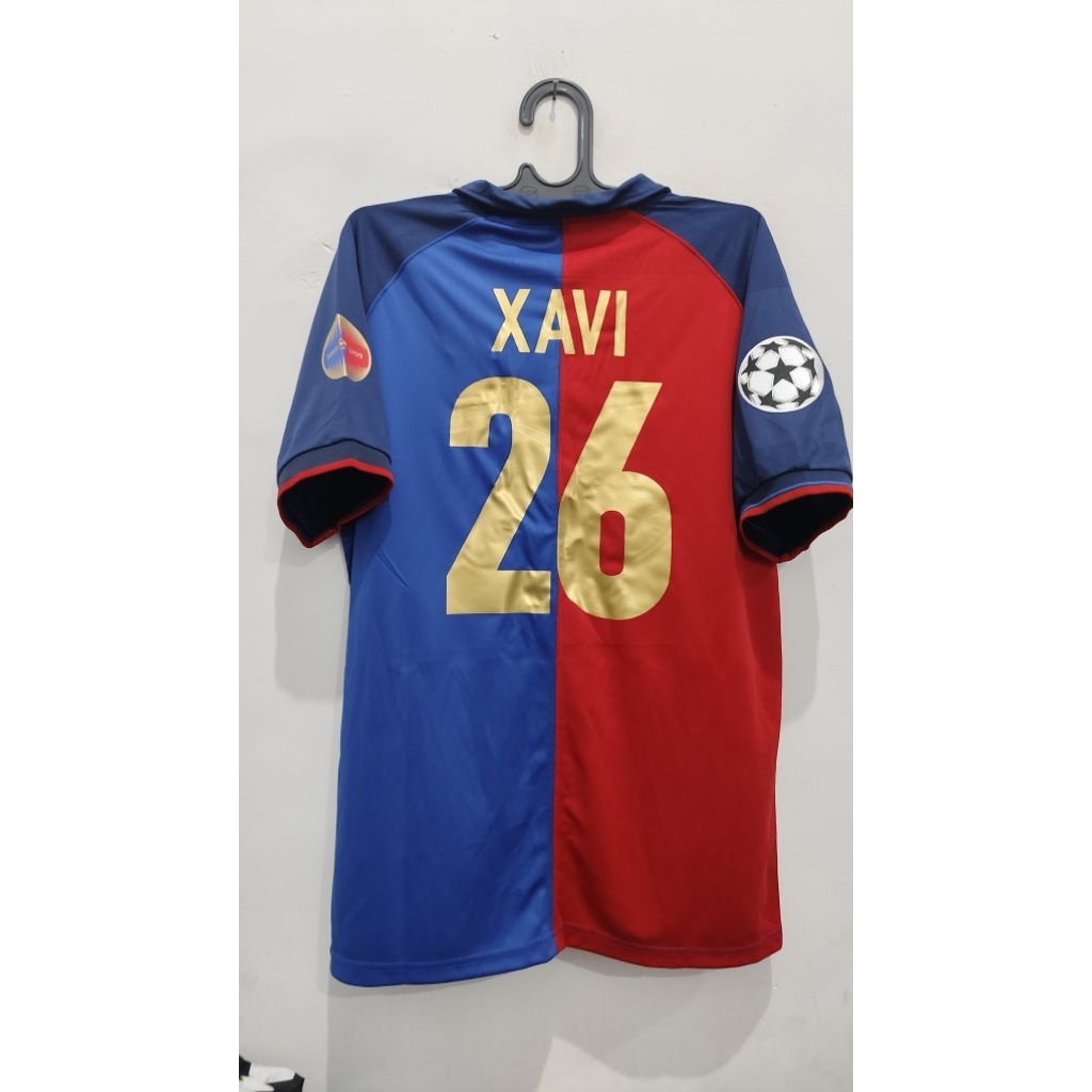 jersey retro Barc3l0n@ Xavi size XL