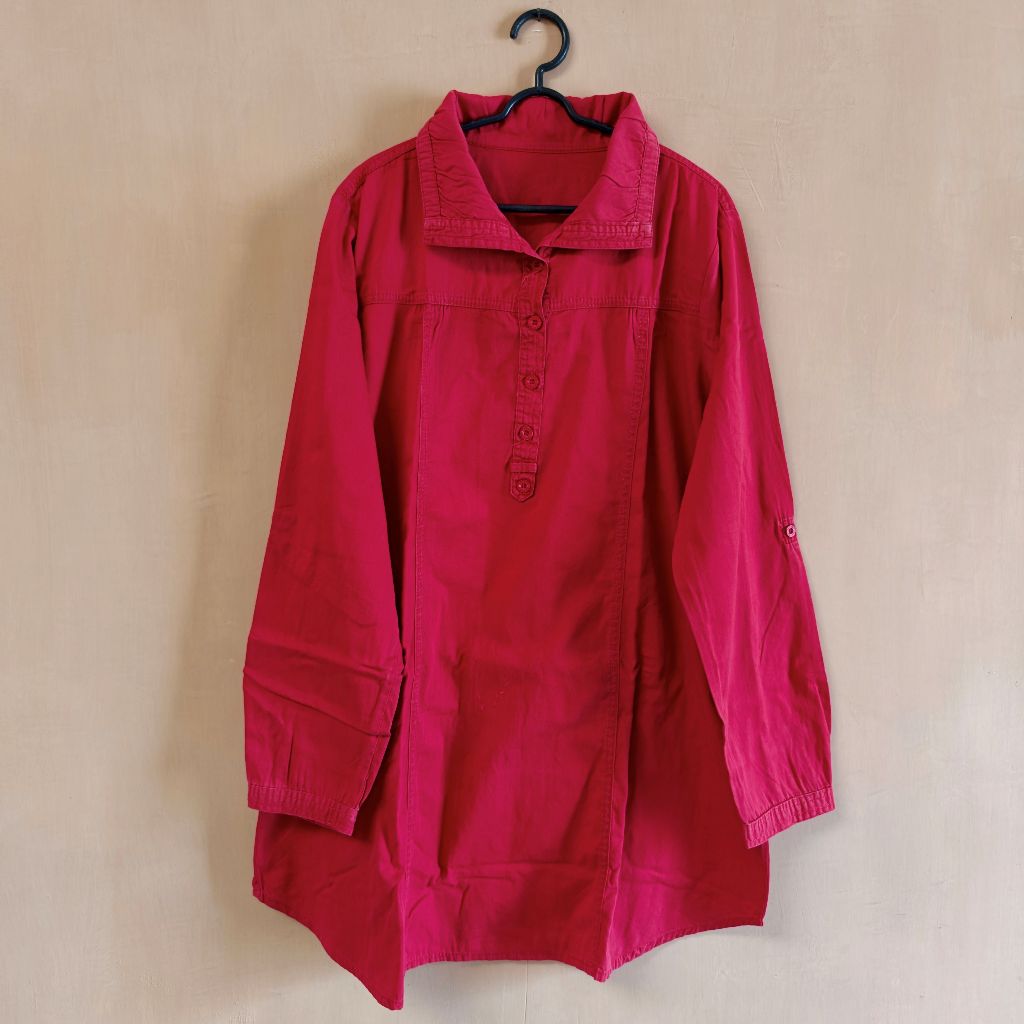 PRELOVED Baju Kemeja Katun Wanita LD 120