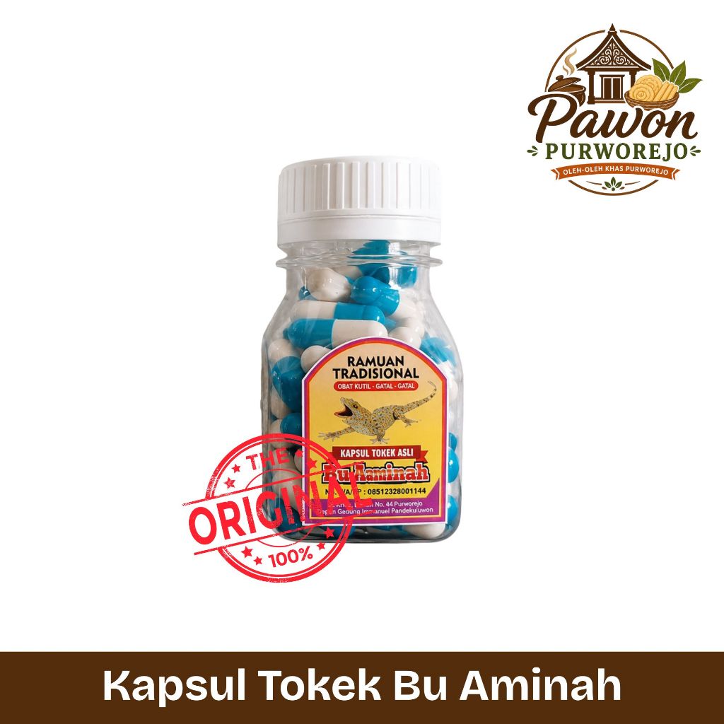 Kapsul Tokek Asli Bu Aminah Original Kapsul Tokek Herbal