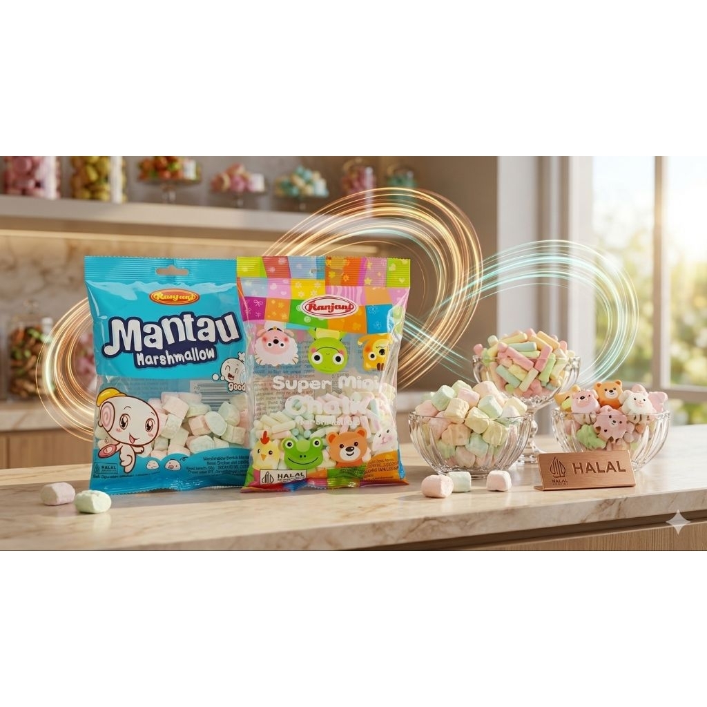 RINJANI MARSHMALLOW 60GR (MANTAU DAN MINI CHALK)