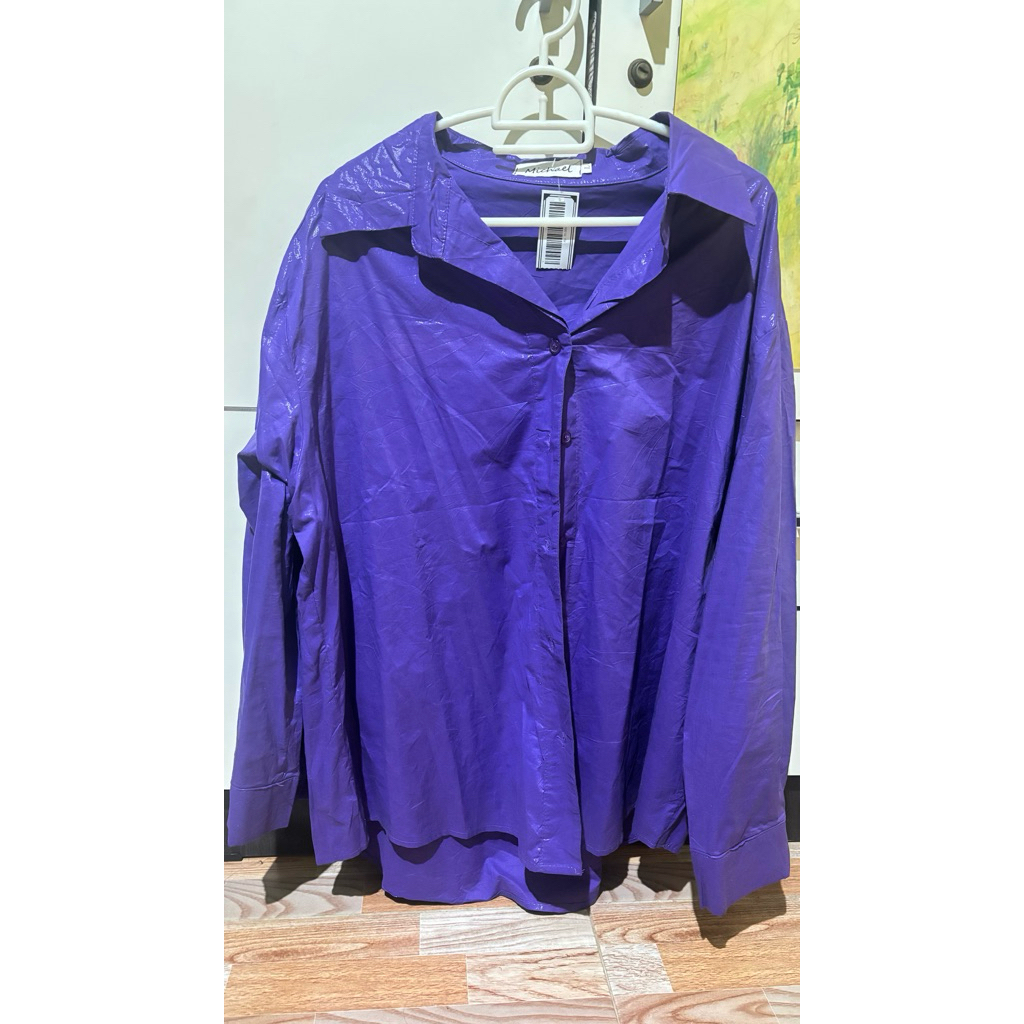 preloved kemeja ungu