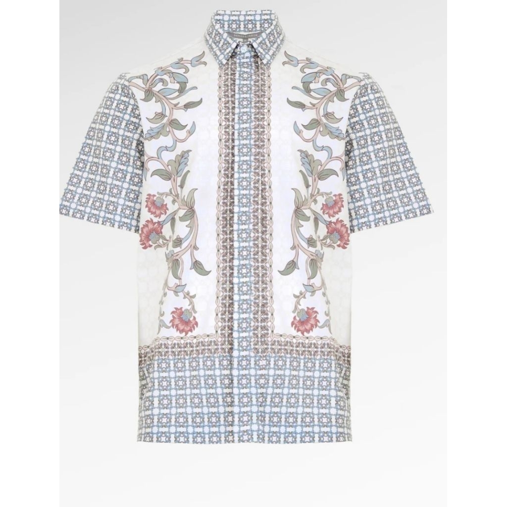 Benang jarum The Regal Men Shirt Ciel Size XL dan XXL baju Koko Baju Lebaran Batik