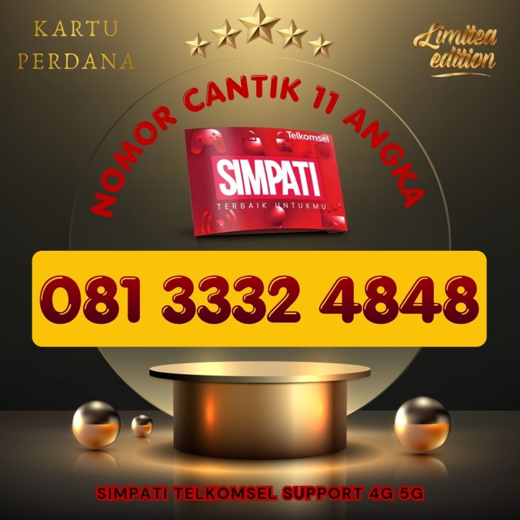 NEW Simpati Nomor Cantik Simpati 11digit 11angka 4G 5G Telkomsel Simpati 3G 4G 5G Kartu Perdana Telk