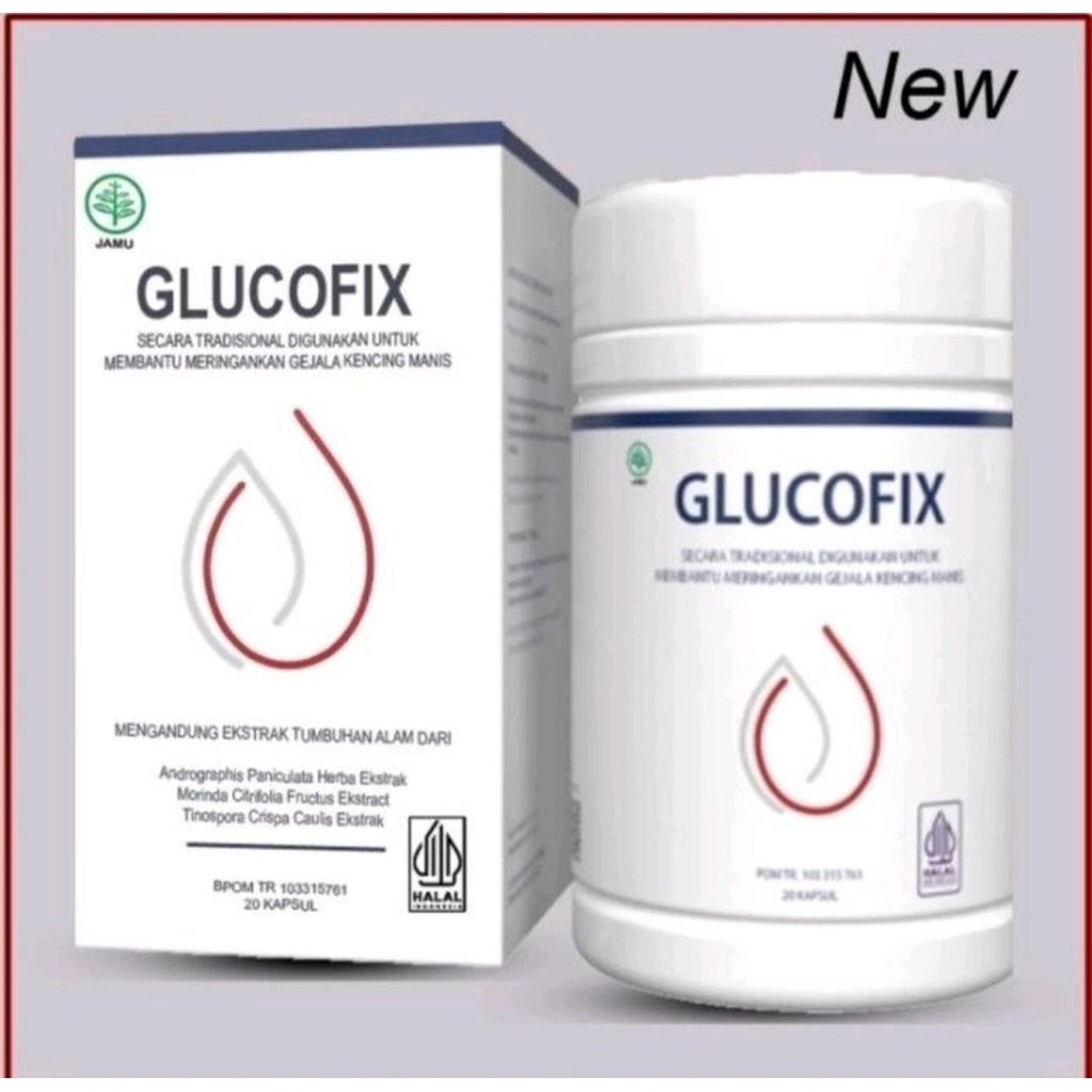 PROMO G-L-U-C-O-F-I-X- Original Suplemen Herbal BPOM