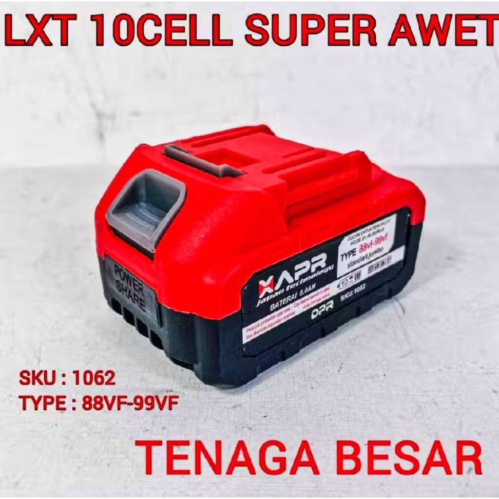 APR RAJA BATERAI BOR IMPACT BATRE APR 10 CELL SUPER AWET APR