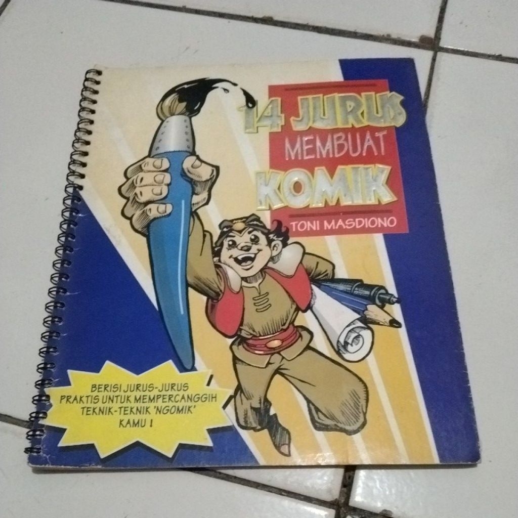 Buku 14 jurus membuat komik by Toni masdiono