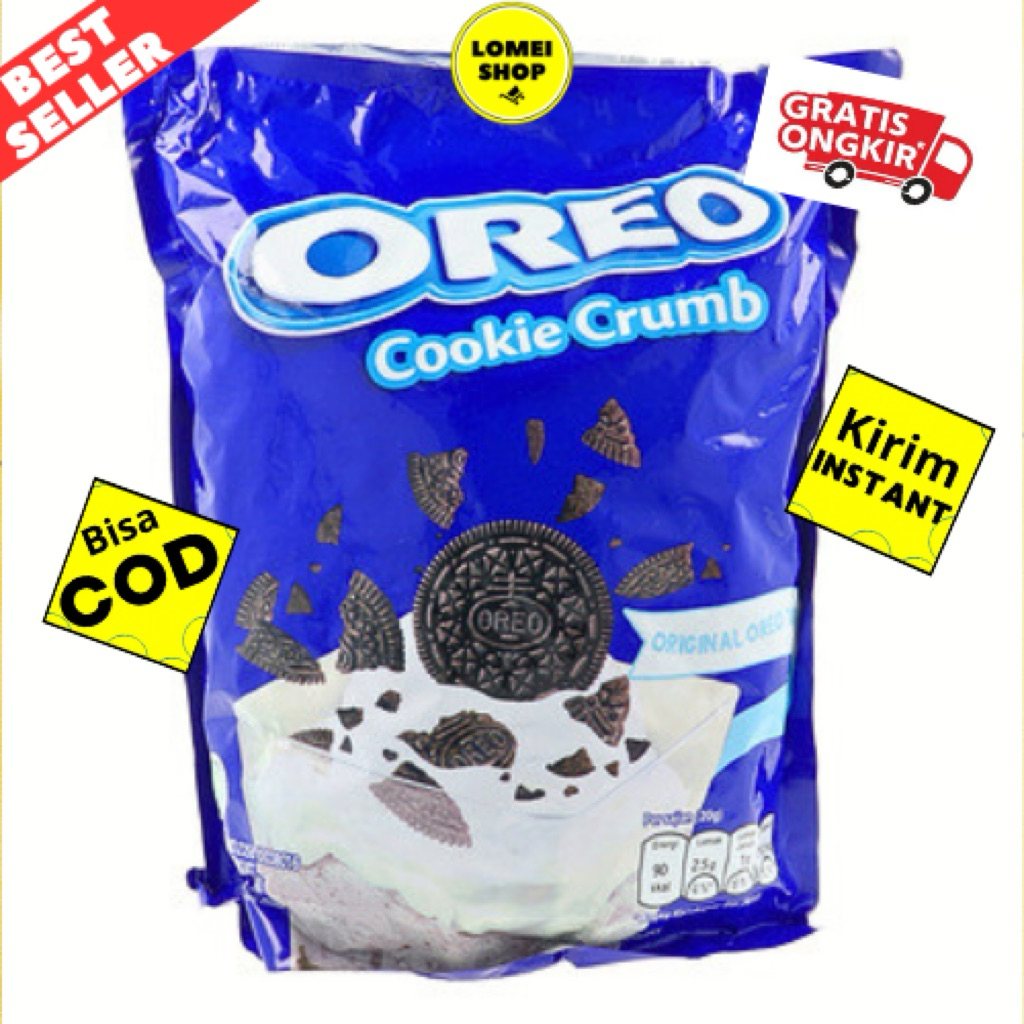 OREO CRUMB 1 KG / BUBUK OREO / TOPPING OREO / OREO HALUS