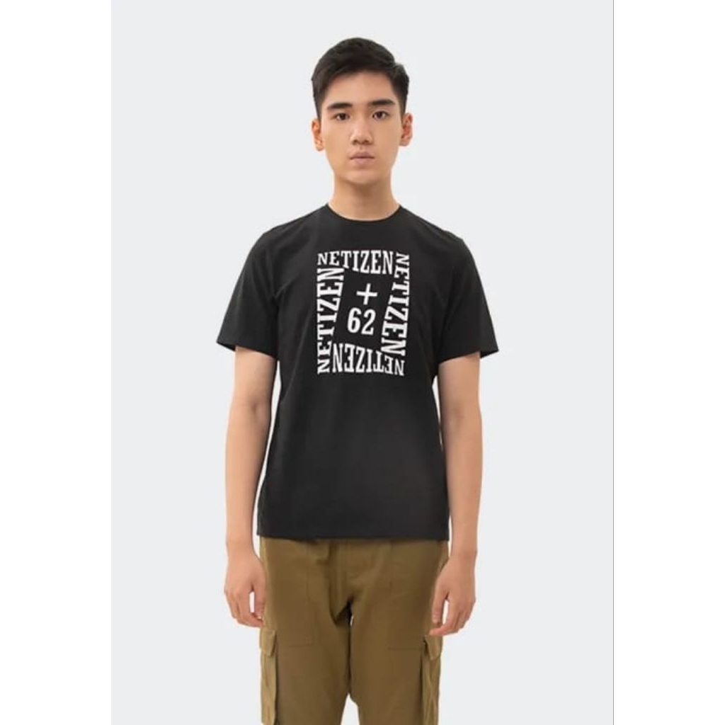 kaos manzone netizen black XXL