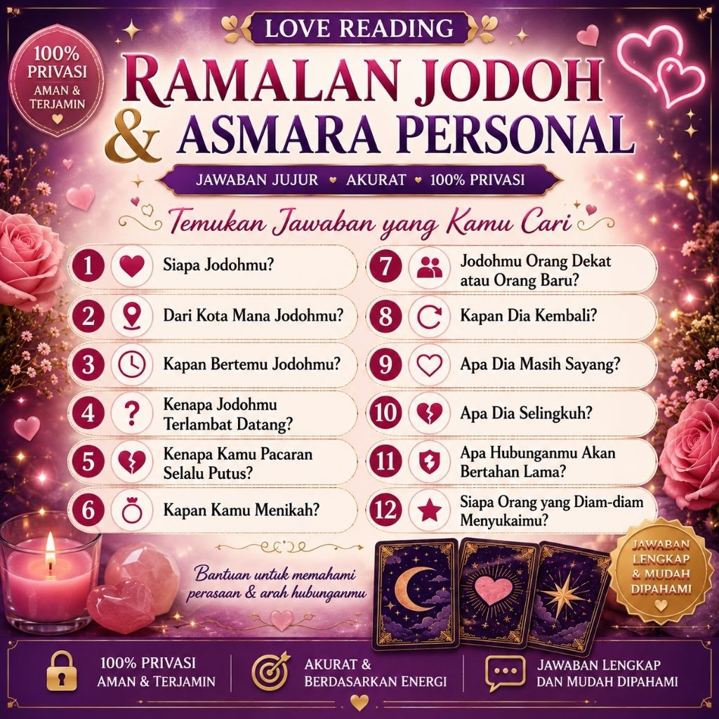 LOVE READING | RAMALAN JODOH & ASMARA PERSONAL